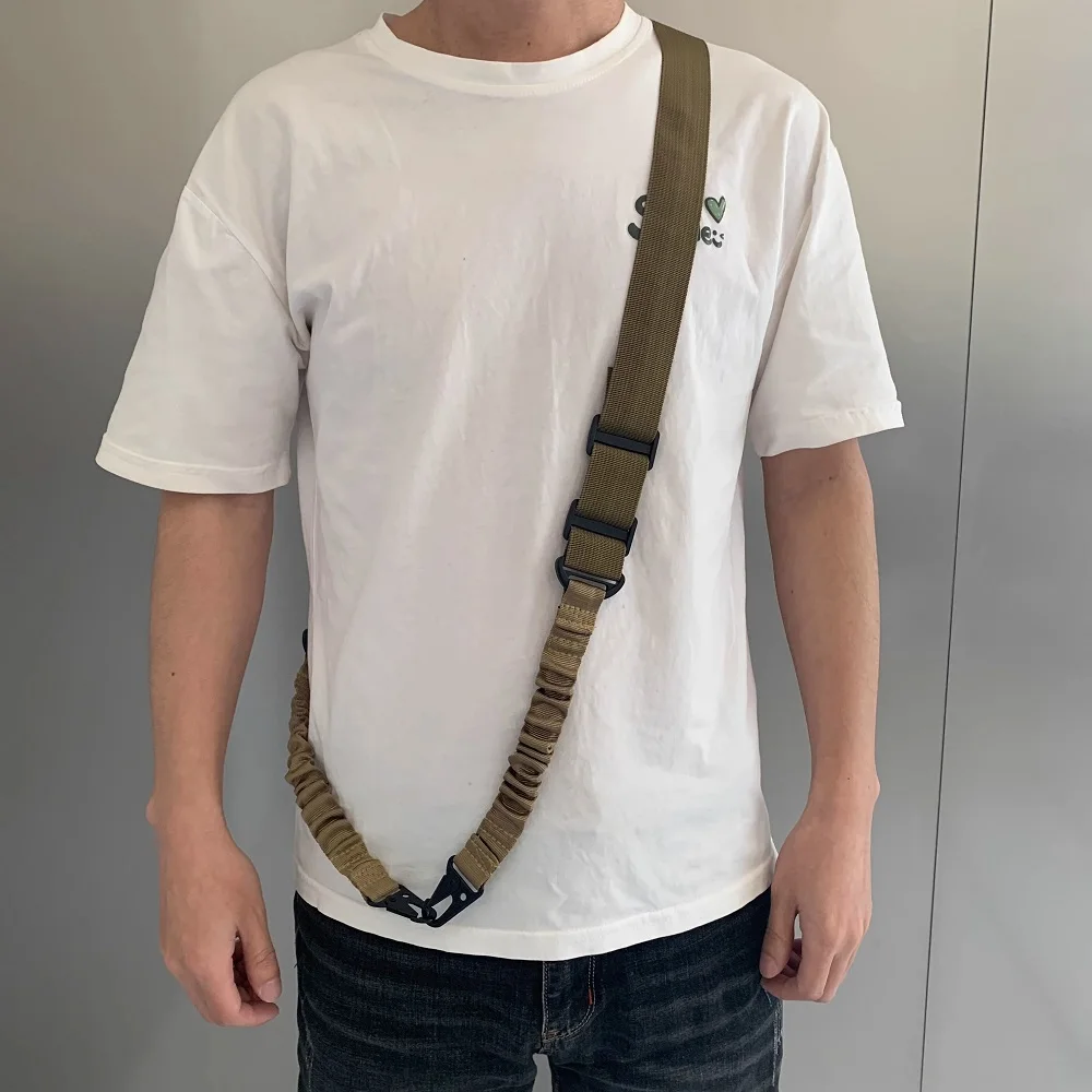 Новый нейлоновый тактический ремень, поясная цепочка, многофункциональный уличный двухточечный ремень через плечо