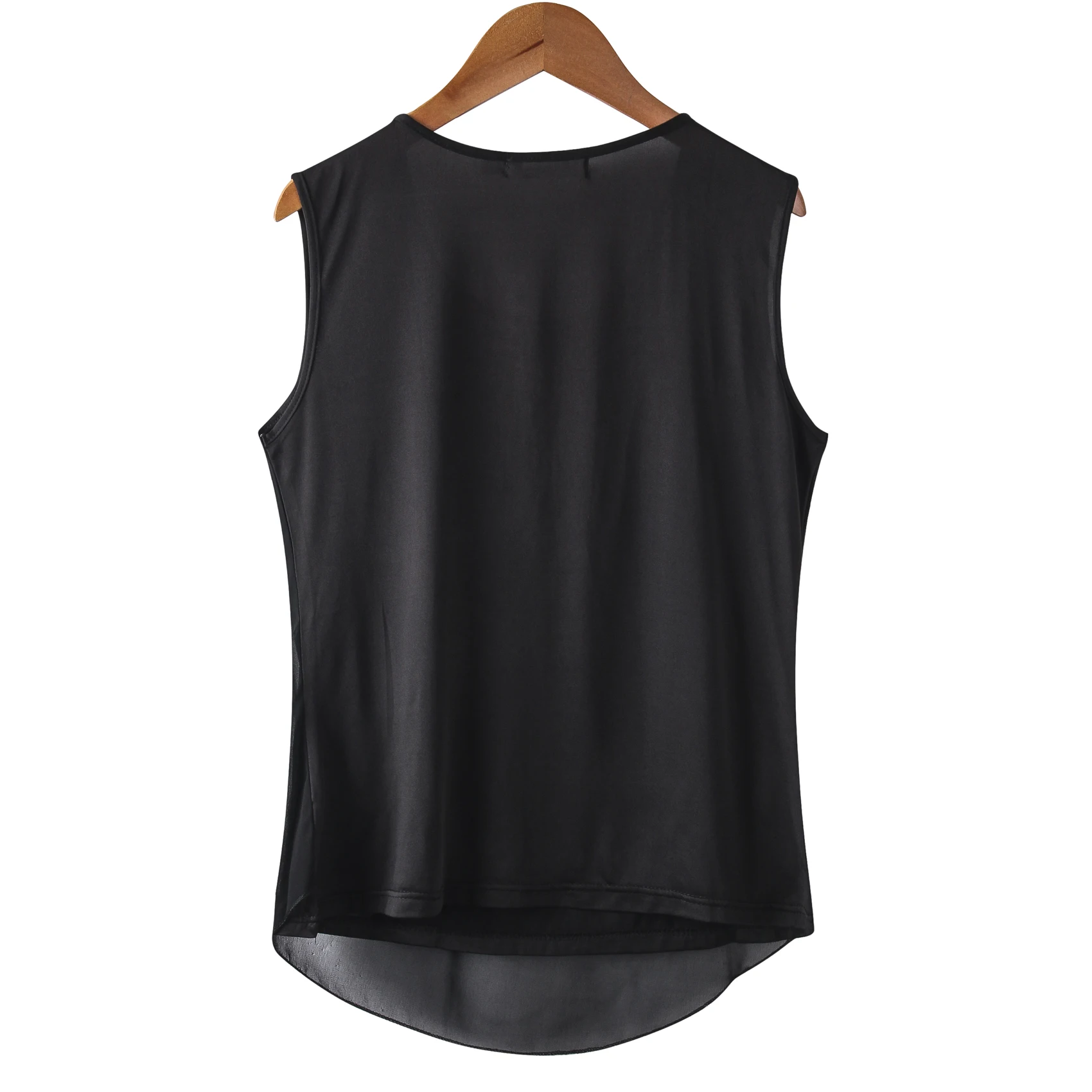 Women Blouse shirts Ladies Casual Sleeveless Sparkling diamond chiffon lace blouses Plus Size 4XL 5XL 6XL image 3