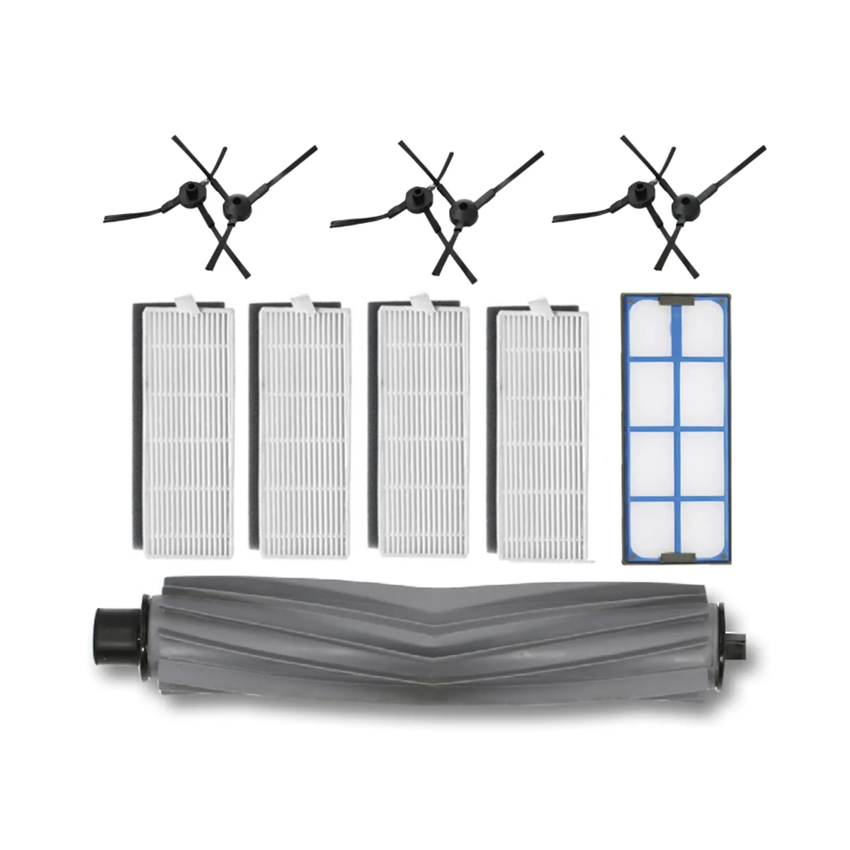 12PCS for A8 A6 X620 X623 Robot Vacuum Cleaner Roller Main Brush HEPA Filter Side Brush Replacement Parts