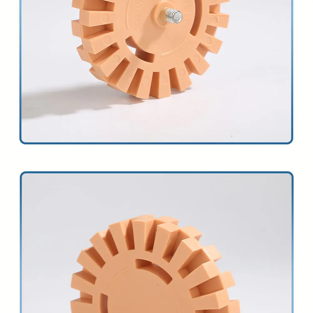 Rubber Eraser Wheel Pad For Car Sticker Adhesive Remover Pneumatic Tool Paint Friendly Buffing Polisher Disc Accessory