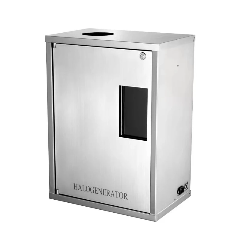 Sauna halo generator halogen salt chamber treatment inhalation inhalation halogen