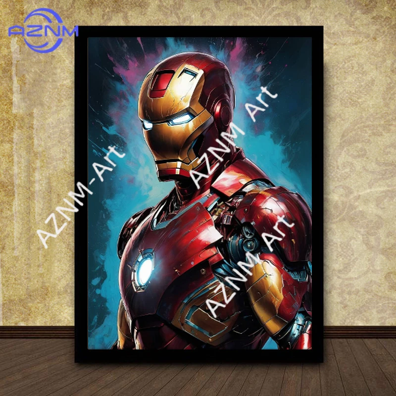 19 styles Marvel Movie Art Poster Spider Man Iron Man Deadpool Canvas Painting Classic Character Mural Home Wall Decoration Gift