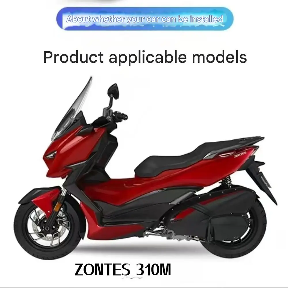 Suitable for ZONTES 310M modified racing windshield, cool front windshield, chest protector, rain shield accessory.Zongshen 310M