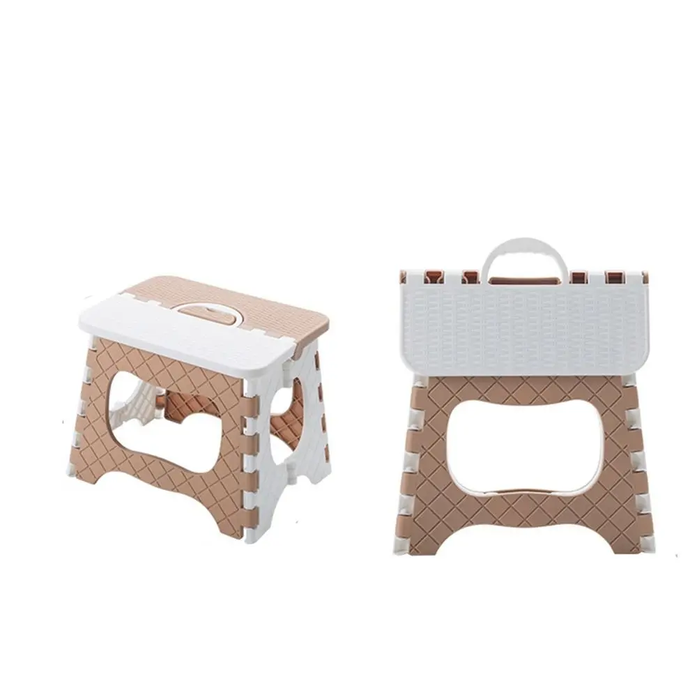 Plastic Multi Purpose Folding Step Stool Home Outdoor Storage Foldable Adults Kids  Camping Stool Portable Small Benches