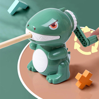 Dinosaur Pencil Sharpener Manual Cartoon Sharpener Fast Sharpening for Student Home Office School
