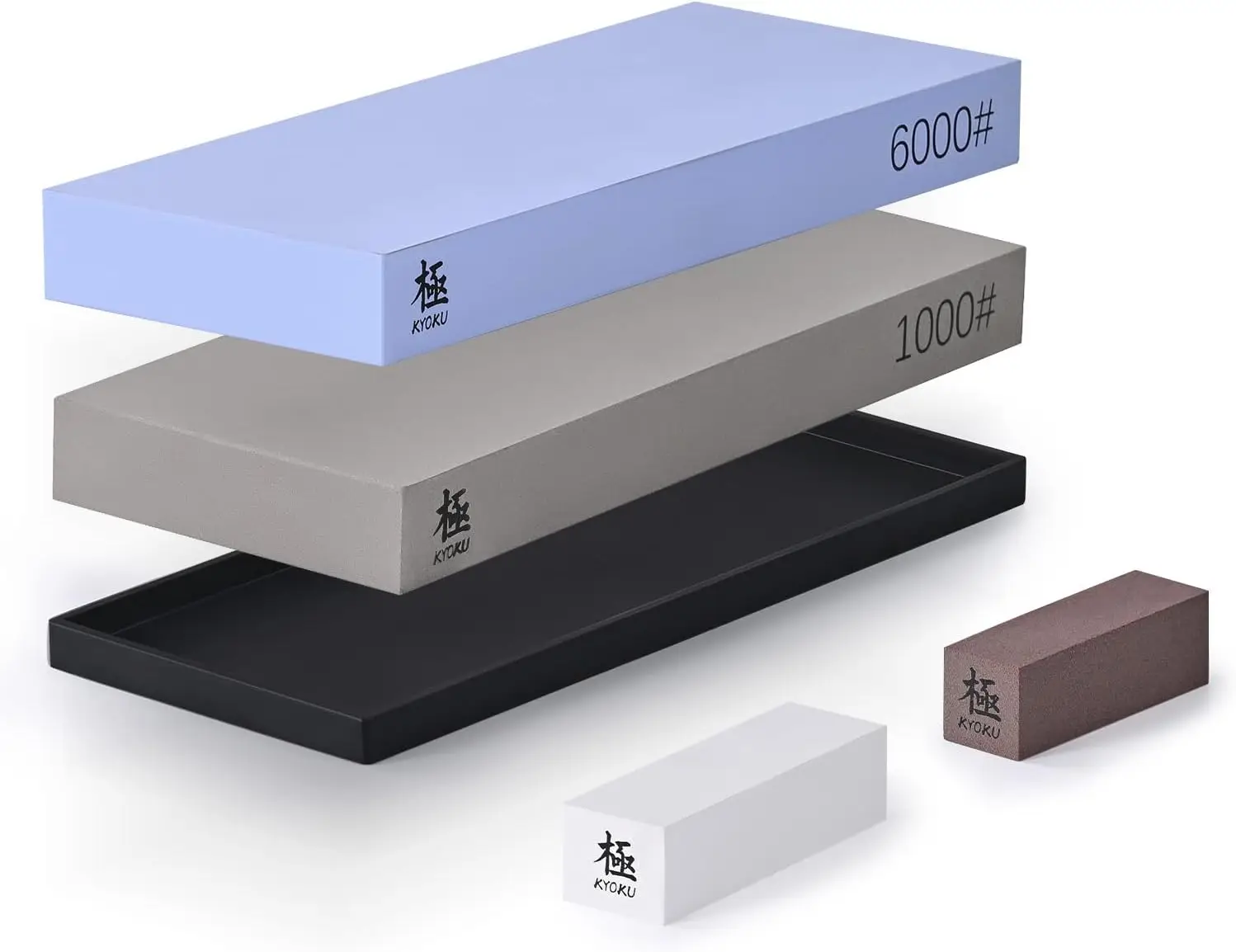 

Sharpening Stone Whetstone Kit, Knife Sharpening Set with 1000 & 6000 Grit Knife Sharpener Stones, Professional Japanese