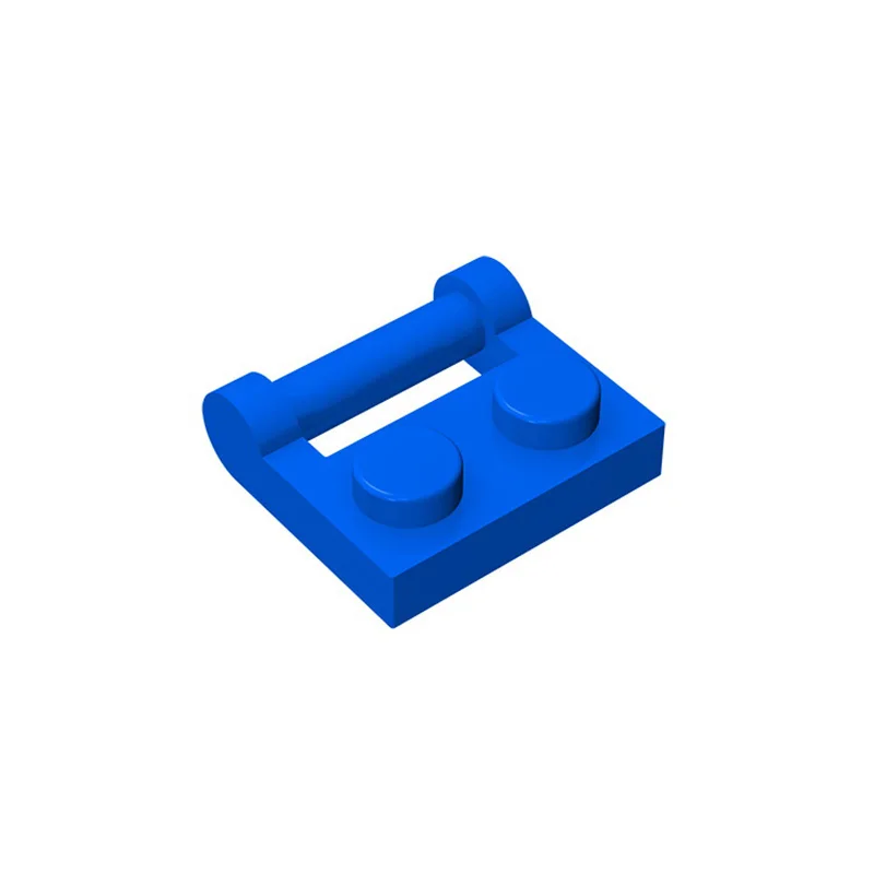 10pcs MOC Brick Parts 48336 Plate Special 1 x 2 with Bar Handle on Side Compatible Building Block Particle DIY Kid Toy Gift