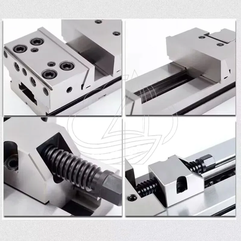 6 Inch High Precision Manual Toolmaker Vice GT125A/GT125B, Flat Workholding Vise for Grinding & Milling Operations