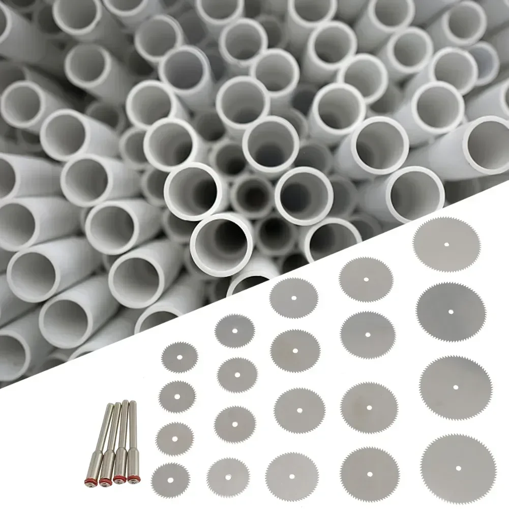 

24pcs/set Circular Saw Blades HSS Cutting Discs Wood Cutting Wheel For Plastic Wood Walnut PVC Pipe Cutter Rotary Tool