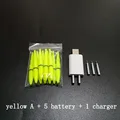 yellow and 1 usb A