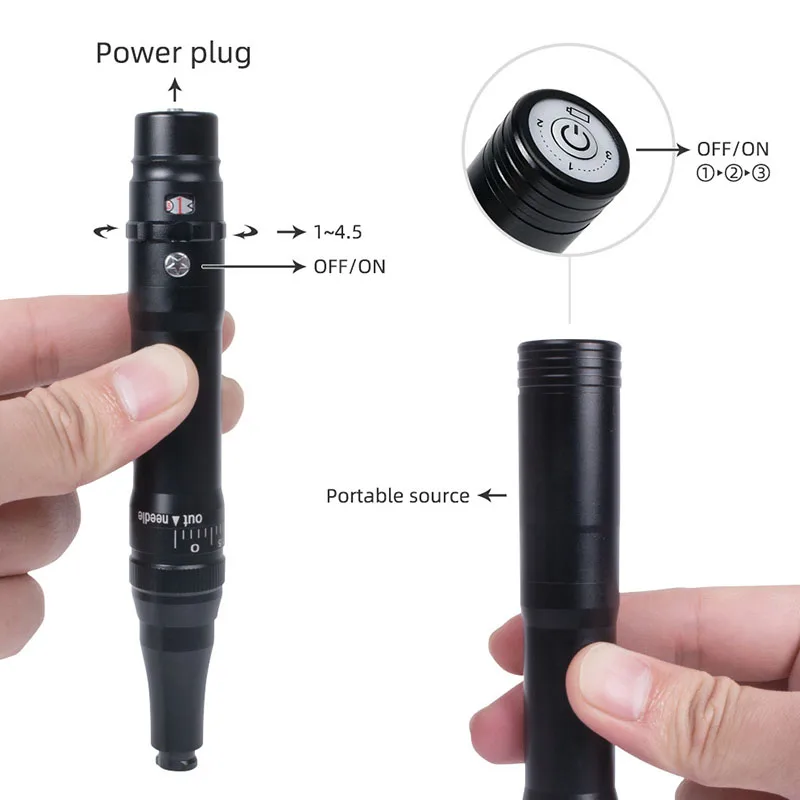 Wireless PMU Machine Tattoo Pen Kit Professional Microshading Machine Supplies Tattoo Device for Permanent Makeup Lips Eyebrow - Image 3