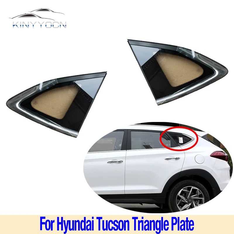 

For Hyundai Tucson 2015-20 Front Window Glass Triangle Plate Garnish Cover Panel Side Mirror Interior Exterio Side Window Glass