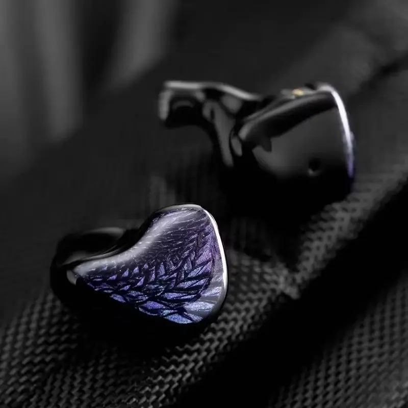 Kinera Celest Wyvern Black In-Ear HiFi Earphones Music Earbuds with DetachableCable 10mm LCP Dynamic Driver Custom Headphones