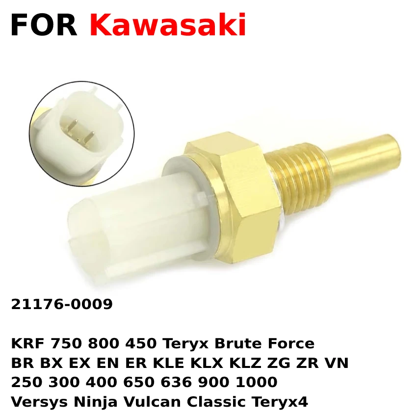 

21176-0009 Radiator Fan Thermo Switch Parts For Kawasaki KRF750 Teryx 750 FI 4X4 Sport KRF800 Camo LE KRT750 Teryx4 EPS Realtree