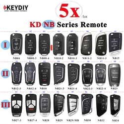 5 sztuk KEYDIY serii NB zdalne sterowanie kluczykami samochodowymi NB04 08 10 11 12 15 18 22 25 27 29 30 33 34 + wielofunkcyjny Chip do KD900 URG200