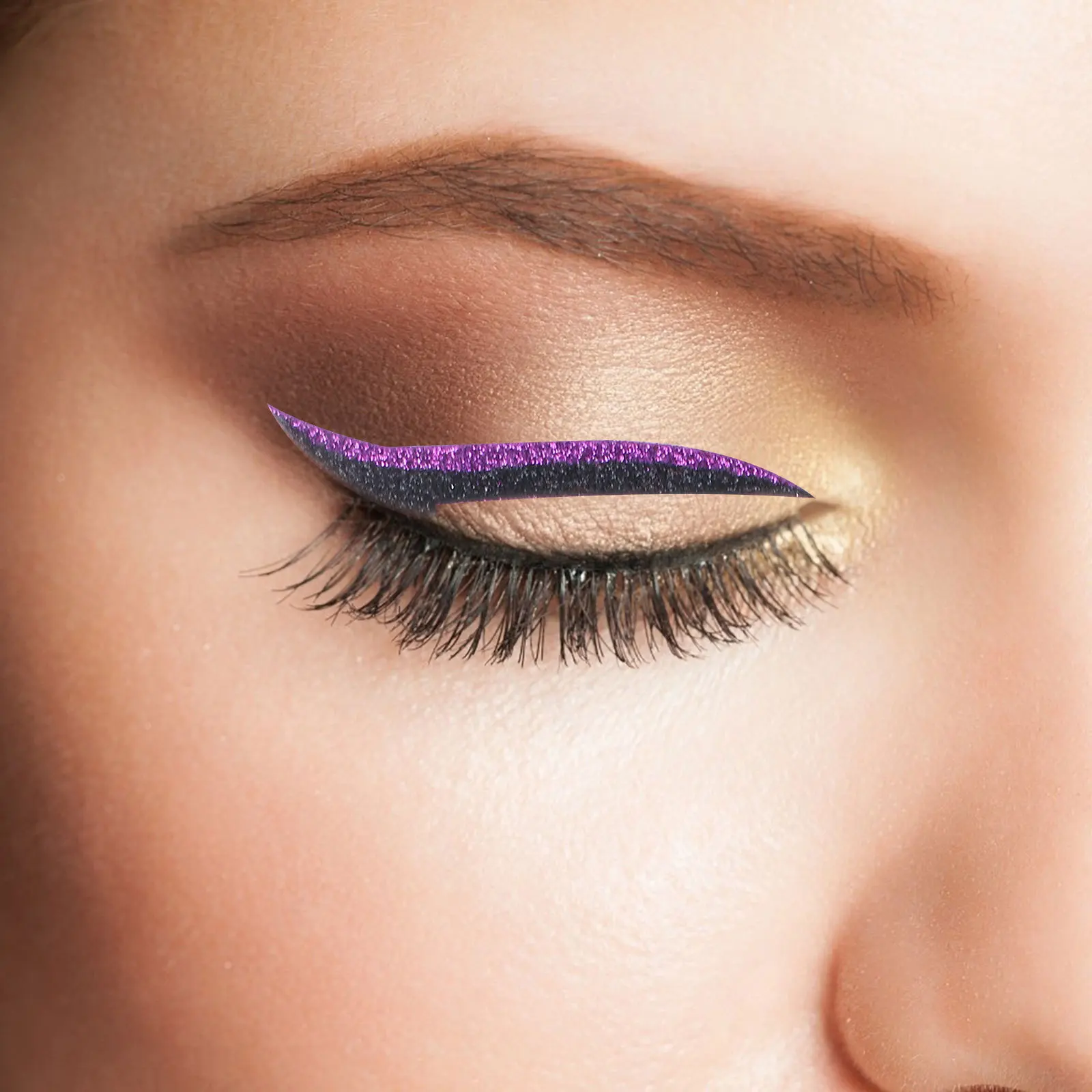 12Pairs ملصقات الجفن المزدوج كحل الشريط قابلة لإعادة الاستخدام مقاوم للماء Sweatproof موضة أدوات ماكياج العين غير مرئية ذاتية اللصق #5