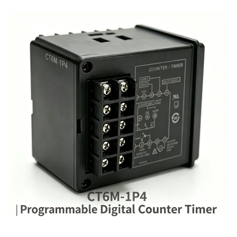 1Pcs CT6M-1P4 Digital Programmable Counter Timer 6 Digit Industrial Time Relay