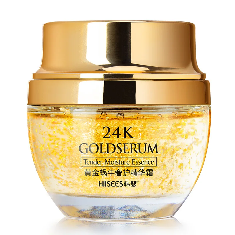 50g Golden Snail 24K Luxury Care essence Cream idratante rinfrescante Sleep Free face cream prodotto per la cura della pelle