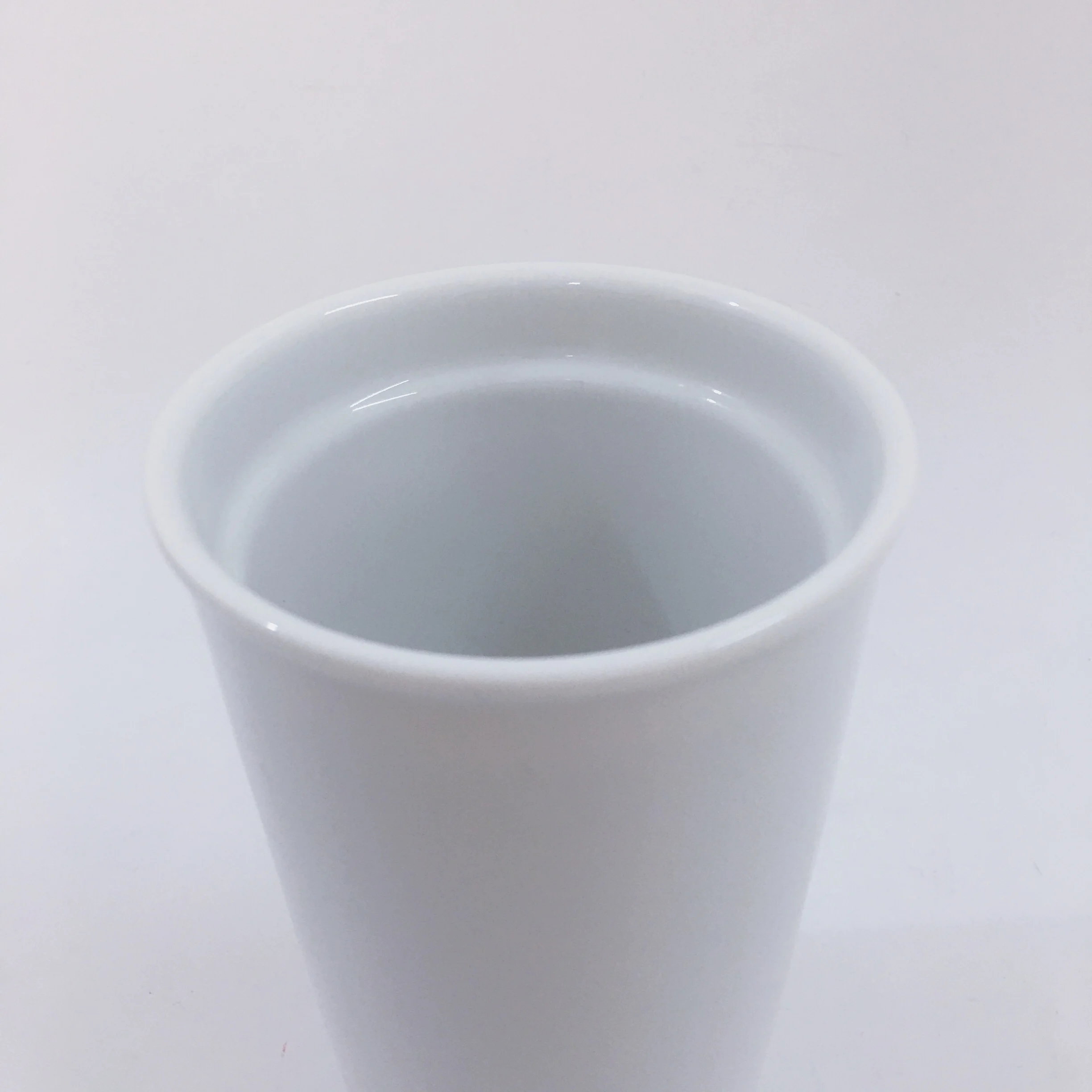 Imagem -04 - Parede Dupla Esmalte Caneca com Alça Vermelha Copo Branco Grés Caneca de Café Isolada a Vácuo Parede Dupla