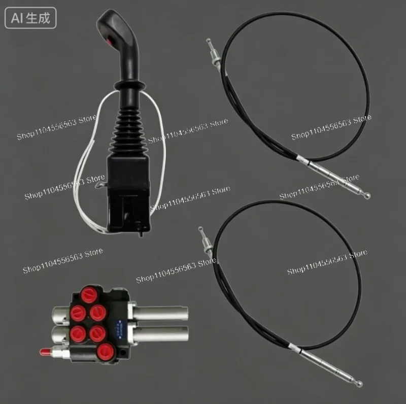 GJ1135B Hydraulic Joystick: Remote Control Valve with Bowden Cable for Front Loader, Tractor & Excavator