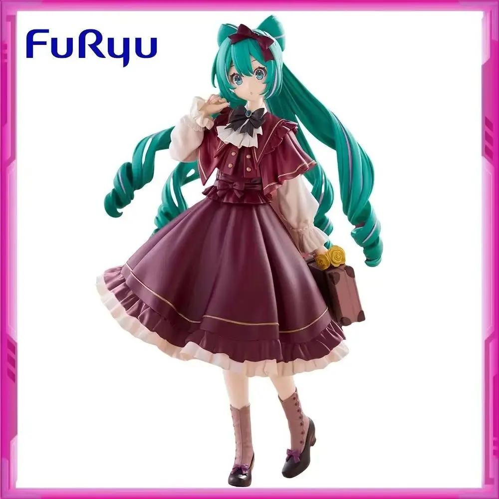 オリジナル-furyu-トリオ-try-it-ボーカロイド初音ミクレトロガール-pvc-アニメアクションコレクション模型玩具フィギュア