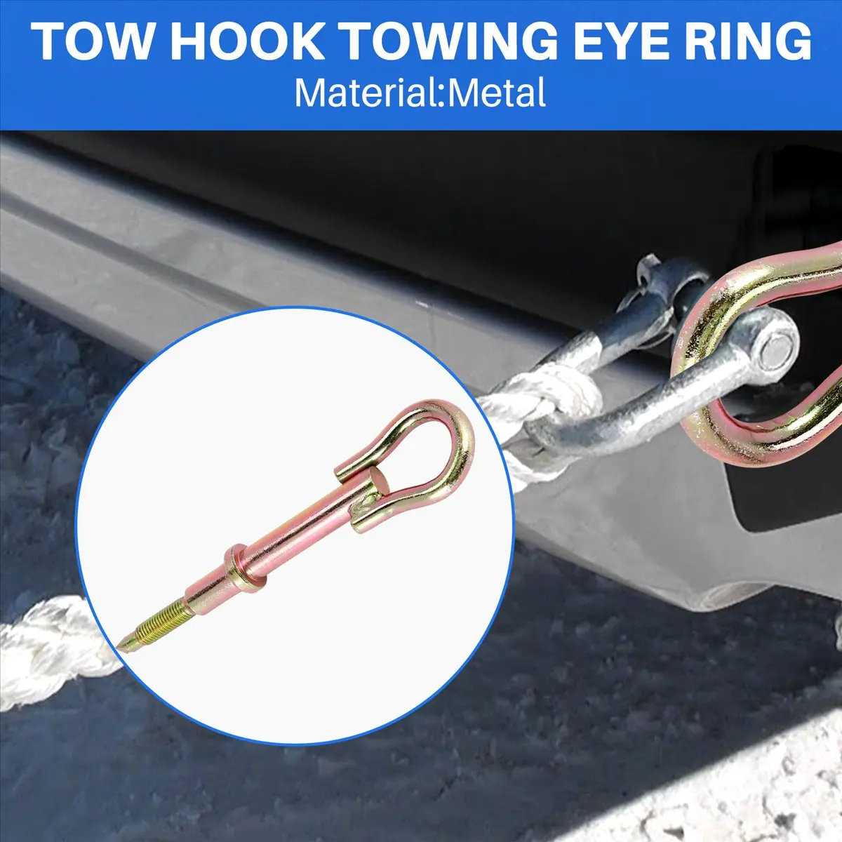 Compatible 674416 Trailer Hitch for 301 307 206 207 208 2008 for C3/C2/C4/C5 Trailer Towing Hook