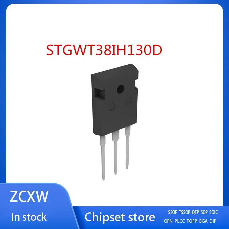 

10PCS/LOT STGWT38IH130D STGWS38IH130D GW38IH130D GW38IH170D TO-247 38A 1300V