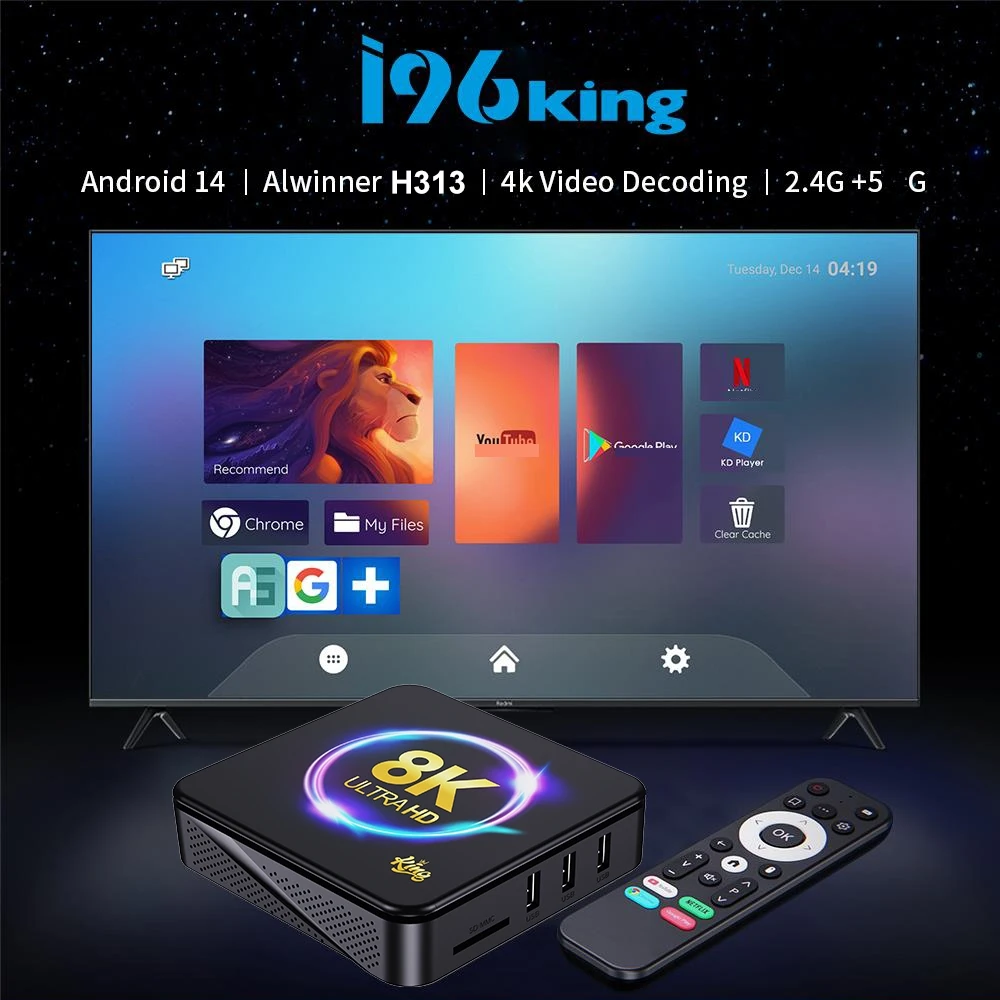 مُقيّم شامل لجهاز I96 KING Smart TV Box بمعالج Allwinner H313: الأداء، التوافق، والتجربة الحقيقية