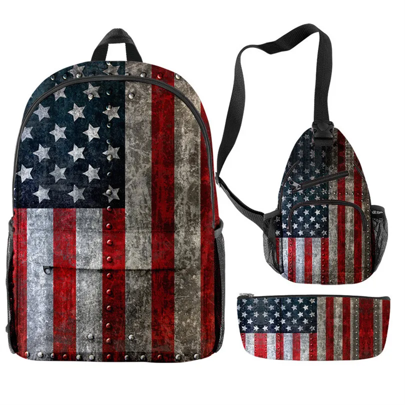 

National Flag Backpacks Portugal Argentina Germany USA Russia Students Teenage School Bags Men Oxford Laptop A4 Big Travel Bags