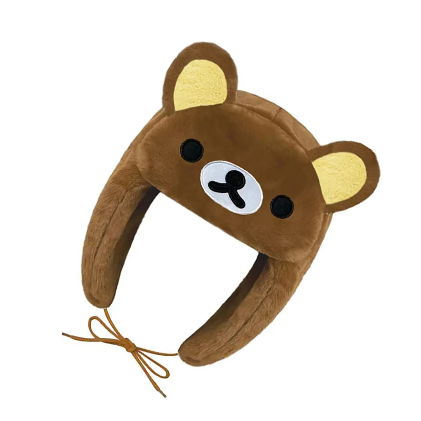 Brown Bear Autumn Winter Plush Warm Trapper Hat Hot Sale Women's Ski Cap Windproof Outdoor Street Trend Winter Hat