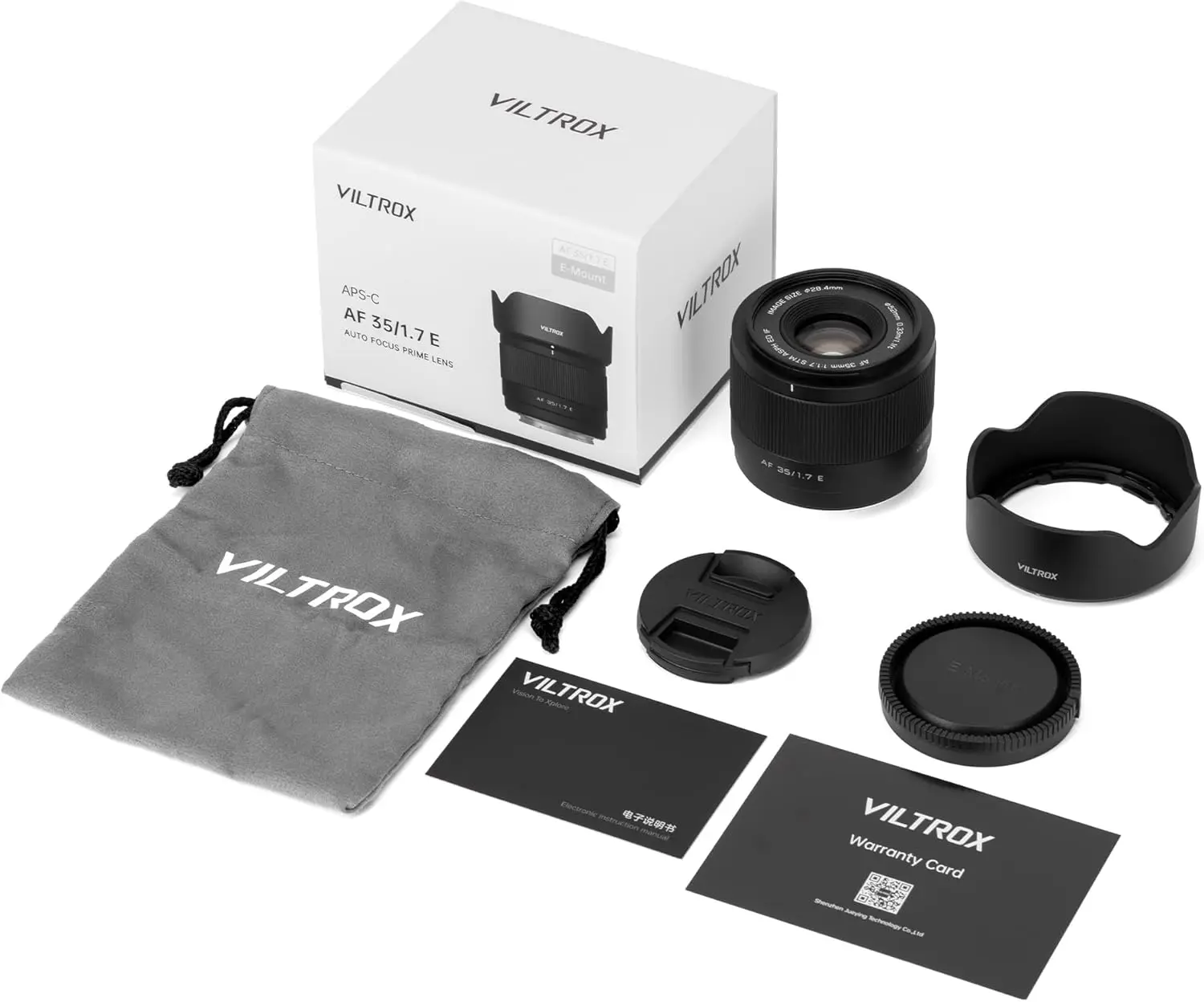 Viltrox 35mm F1.7 Air Auto Focus APS-C Lens for Sony E-Mount A7IV