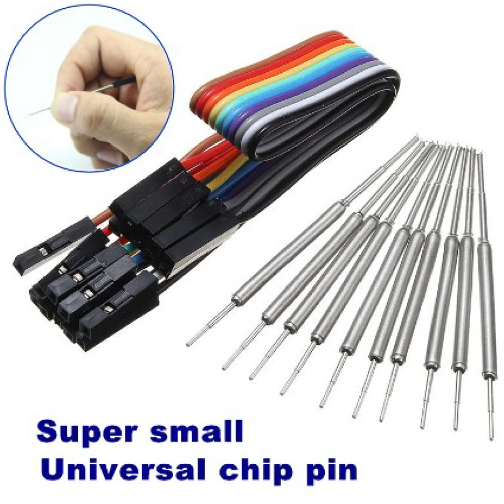 10pcs/Set Universal Chip Micro IC Clamp SOP SOIC TSOP MSOP SSOP IC Test Clip Pin Socket Adpter Programmer F/ Logic Analyzer