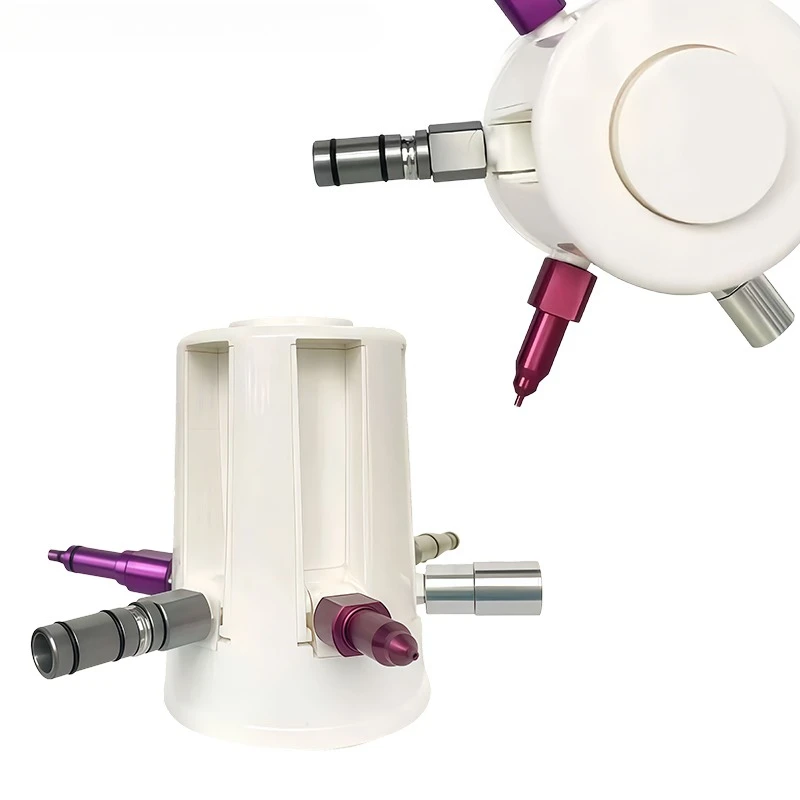 Dental Handpiece Cleaning Oil Lubricator Dental Handpiece Lubrication System With 5 Style Connector Portable Maintenance Tools
