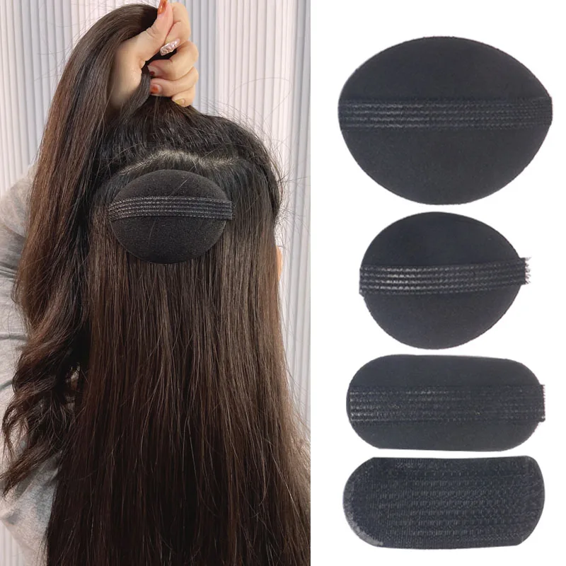 1-2Pcs Sponge Forehead Hair Volume Fluffy Puff Sponge Pad Hair Styling Insert Tool Volume Headwear Braiding Hair Accessories