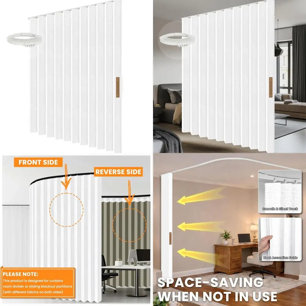 

Белая звукоизоляционная штора-перегородка, светонепроницаемая и шумопоглощающая панель для дверных проемов, окон и террас (100 x 84, 1 шт.)