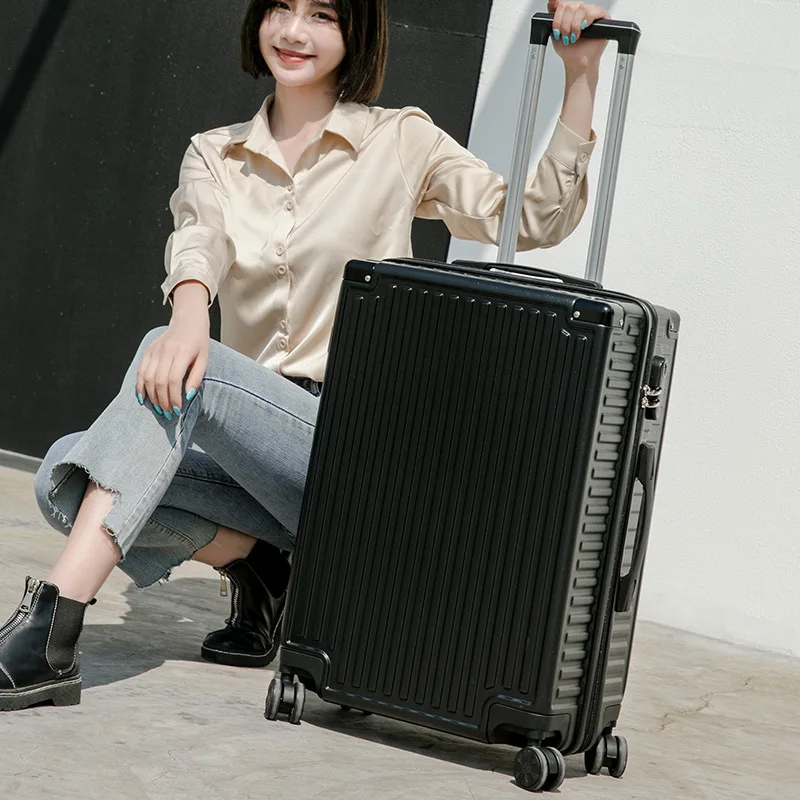 College Student Zipper Trolley Case ABS+PC Aluminum Frame Luggage Ultra-light Mute Universal Wheel Suitcase Mother and child box