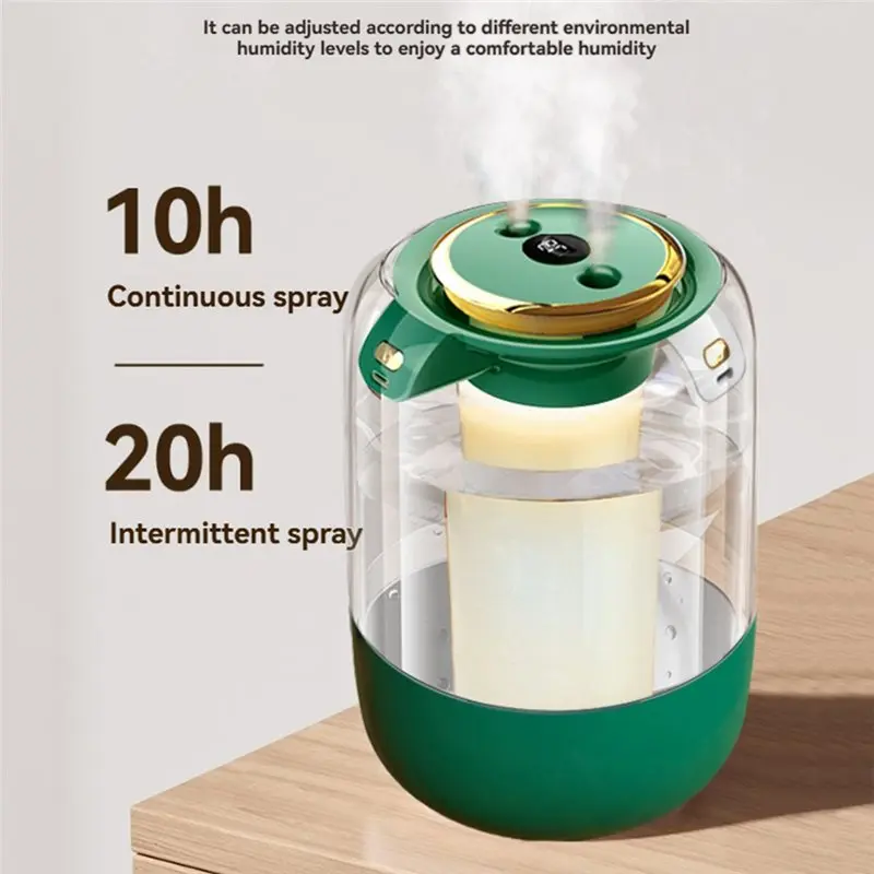 B69A 2L Air Humidifier Large Capacity Home USB Humidifier Mist Aroma Diffuser With Remote Control Timer For Bedroom