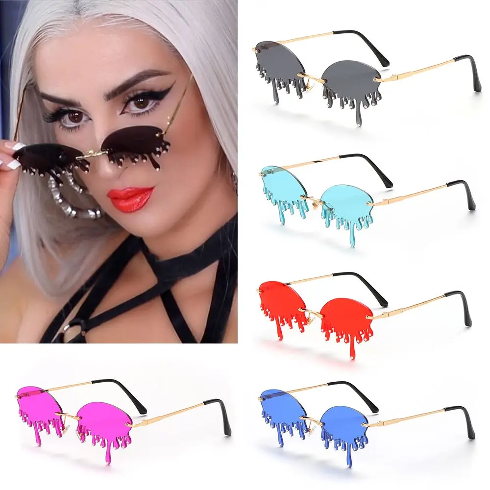 

Fashion Feminino Oculos Punk Sun Glasses Tears Shape Sunglasses Female Gafas Shades Diamond Sunglasses Crystal Eyeglasses