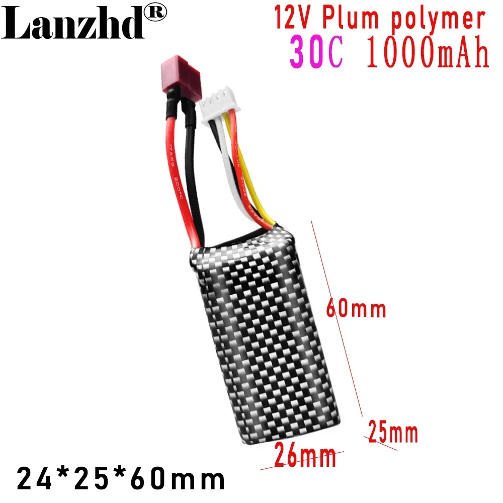 High rate Lithium Battery 802560 1000mAh 12V  30C For Water Gun Toy Gun RF Beauty Instrument Polymerization