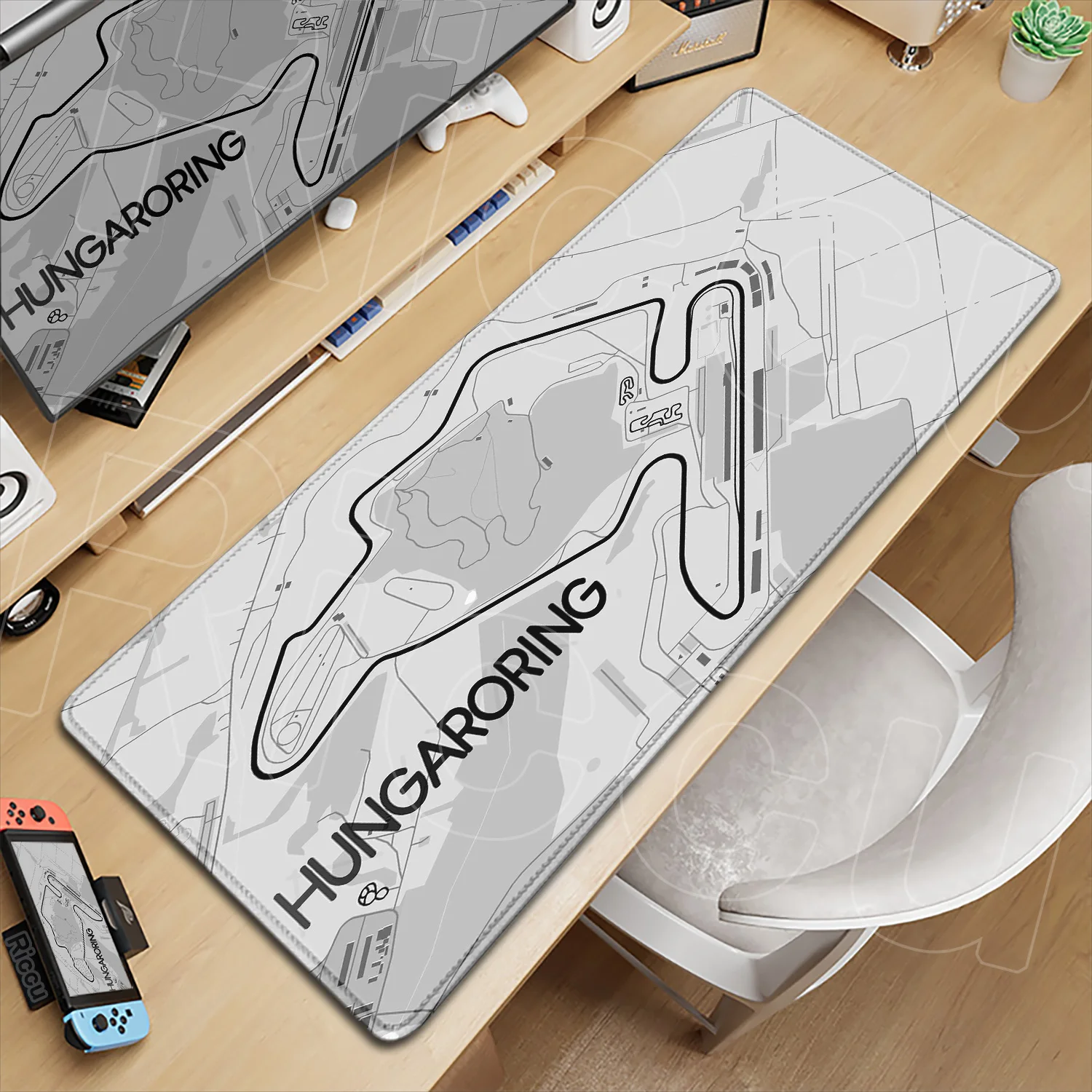 HD Printing Hot Sell Formula 1 Racing Circuit Mousepad Large Non-slip Office Gaming Accessories Rubber Deskmat Keyboard Mice Pad