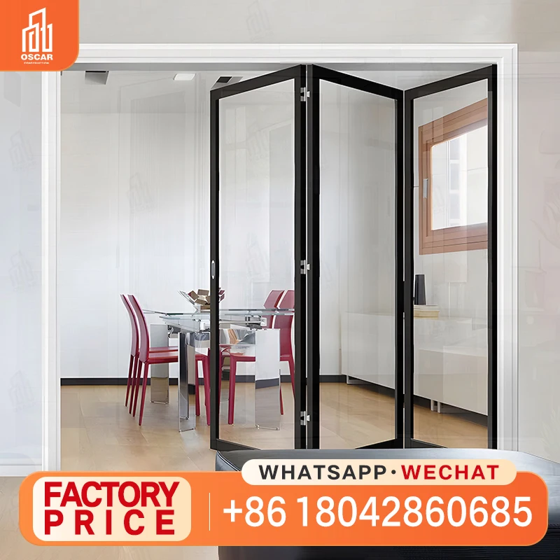 

Customizable Multipurpose Accordion Door Ideal for Office Spaces Factory Direct Folding Door