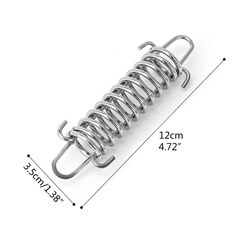 77HC 4 szt. Namiot kempingowy stała klamra namiot sprężyna naciągowa wiatroszczelna lina ze stali nierdzewnej napinacz markiza