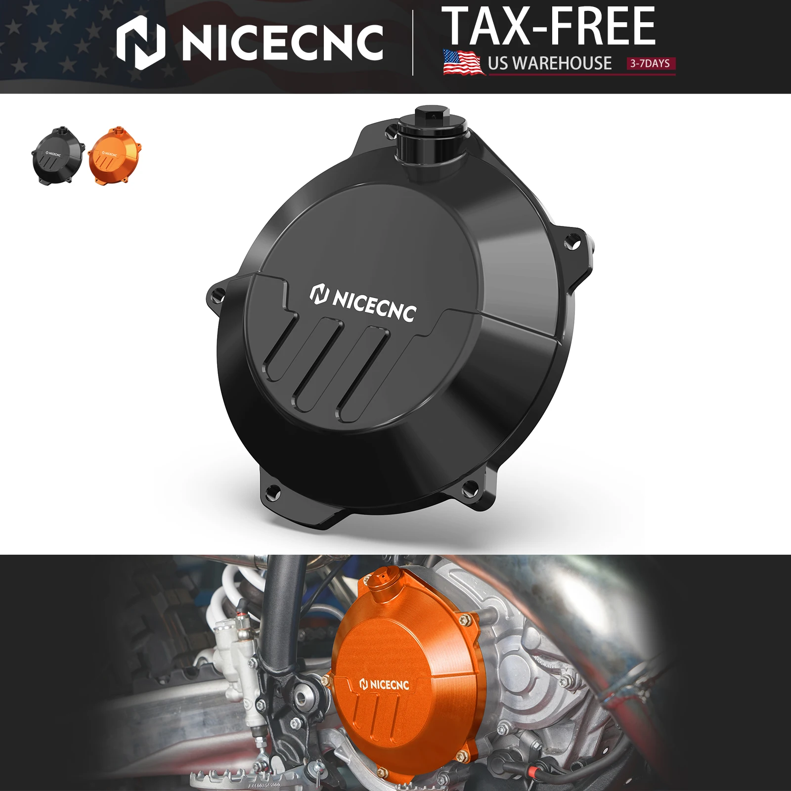 

NICECNC для 2025 2024 KTM EXC 300 EXC 250 XCW 300, защита сцепления, усиленная для Husqvarna TE 300 250 GasGas EC 300