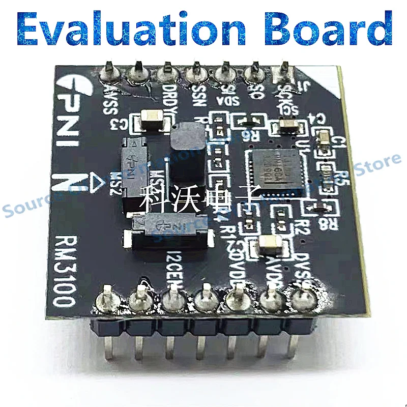 RM3100 3-Axis Magnetometer Breakout Board Breakout Evaluation PNI Test Board