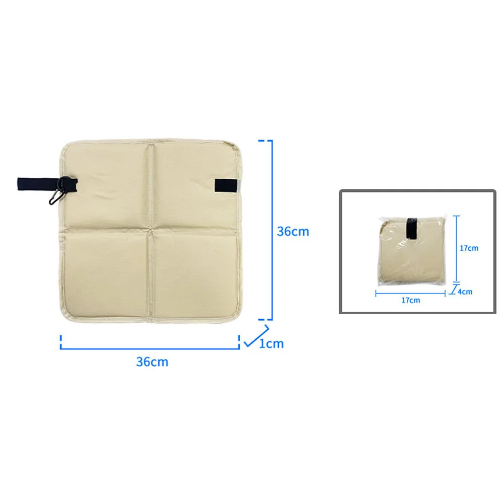 For Outdoor Camping Black Yellow White Foldable Seat Cushion Anti Pressure Sitting Pad Camping 1cm Thickness Water Resistant