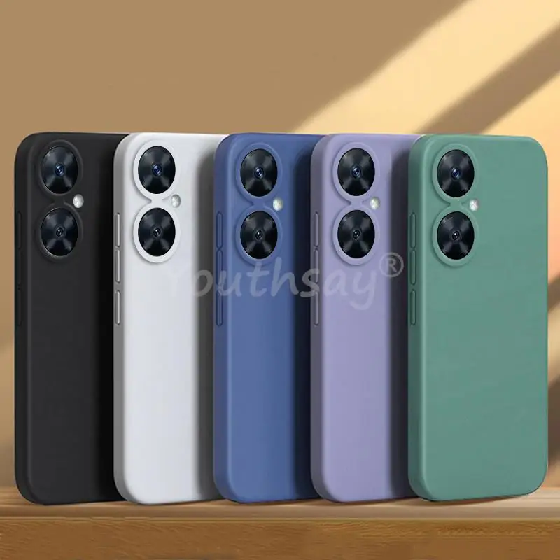 For Huawei Nova 11i Case Silicone Liquid Nova 11i 11 Pro Case Plain Rubber TPU Protector Phone Case Huawei Nova 11i Cover