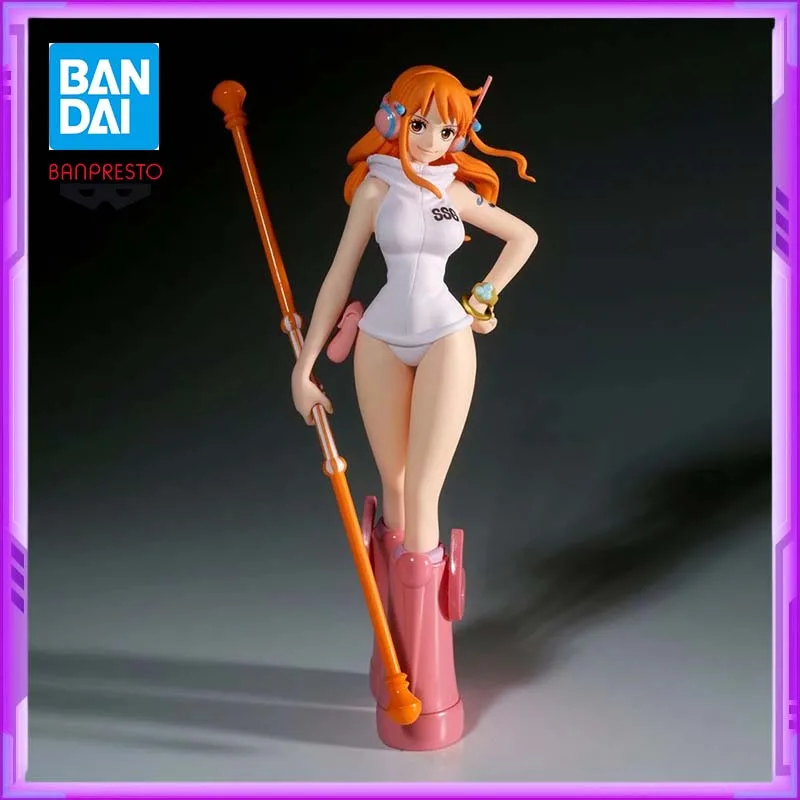 

Original BANDAI Banpresto One Piece Nami Egghead PVC Anime Figures Action Figure Model Toys Christmas Gifts