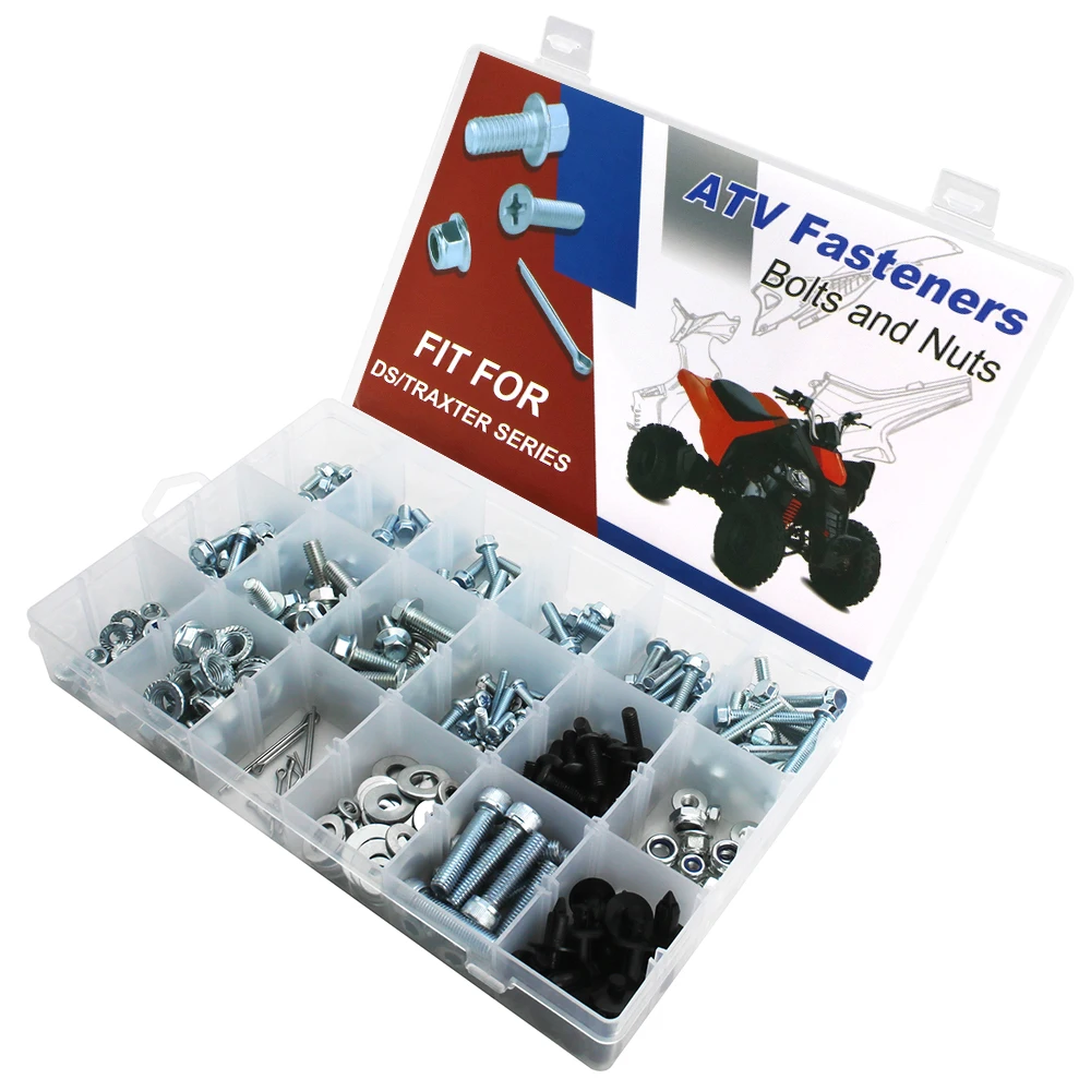 

For CAN-AM DS 250 650 70 7404 90 450 Mini DS 50 70 90 330PCS Motorcycle ATV Bodywork Engine Plastics Frame Exhaust Bolts Kit