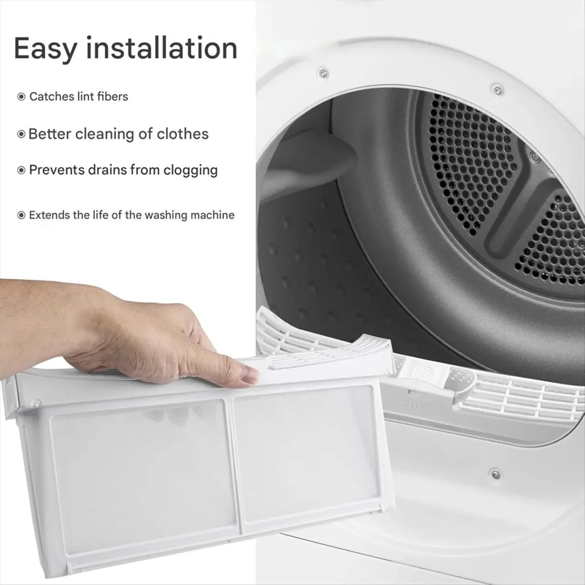 N18R 00652184 Tumble Dryer Lint Filter 652184 for , , Dryers Filter, Part Replaces AP4568439 PS3480699