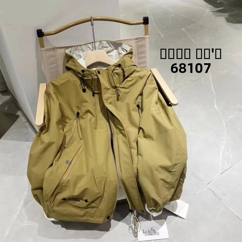 

Faionable Casual Men's Autumn Jaet New Arrival Premium Quali Loose Fit Hooded Zipper Closure Polyester Long Sve Coat